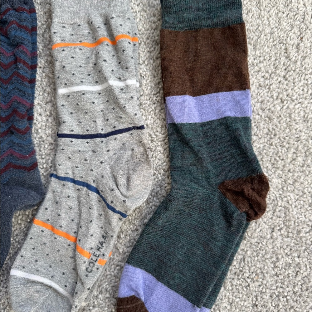 Patterned Mens socks- multicolor - Picture 2 of 3